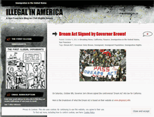 Tablet Screenshot of illegalinamerica.wordpress.com