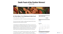 Desktop Screenshot of deathfeastofthepantherwomen.wordpress.com