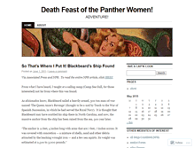 Tablet Screenshot of deathfeastofthepantherwomen.wordpress.com