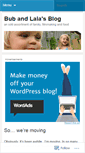 Mobile Screenshot of bubandlala.wordpress.com