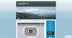 Desktop Screenshot of comm213.wordpress.com