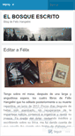 Mobile Screenshot of elbosqueescrito.wordpress.com