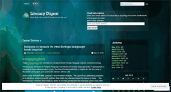 Desktop Screenshot of literarydigest.wordpress.com