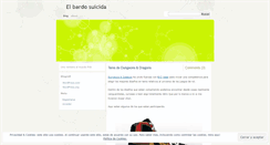 Desktop Screenshot of elbardosuicida.wordpress.com