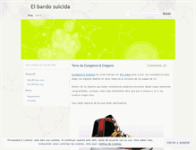 Tablet Screenshot of elbardosuicida.wordpress.com