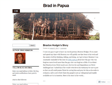 Tablet Screenshot of bradinpapua.wordpress.com
