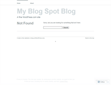 Tablet Screenshot of myblogspotblog.wordpress.com