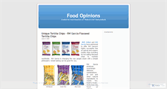 Desktop Screenshot of foodopinions.wordpress.com