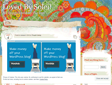 Tablet Screenshot of lovedbysoleil.wordpress.com