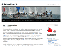 Tablet Screenshot of j24canadians2011.wordpress.com