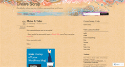 Desktop Screenshot of crearescrap.wordpress.com