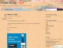 Tablet Screenshot of crearescrap.wordpress.com