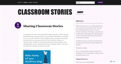 Desktop Screenshot of classroomstories.wordpress.com