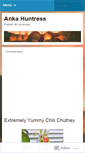 Mobile Screenshot of ankahuntress.wordpress.com