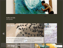 Tablet Screenshot of keikoartlife.wordpress.com