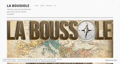 Desktop Screenshot of laboussole2012.wordpress.com