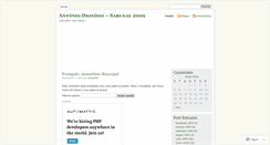 Desktop Screenshot of antoniodionisio.wordpress.com