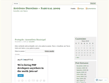 Tablet Screenshot of antoniodionisio.wordpress.com