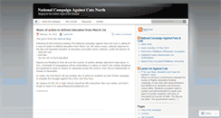 Desktop Screenshot of ncafcnorth.wordpress.com