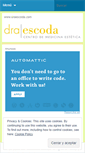 Mobile Screenshot of draescoda.wordpress.com