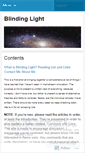 Mobile Screenshot of blindinglight.wordpress.com