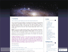 Tablet Screenshot of blindinglight.wordpress.com