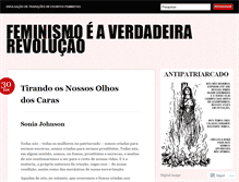 Tablet Screenshot of antipatriarchy.wordpress.com