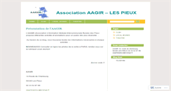 Desktop Screenshot of aagir.wordpress.com