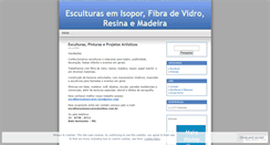 Desktop Screenshot of esculturasbh.wordpress.com