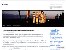 Tablet Screenshot of matilti.wordpress.com
