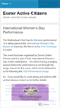 Mobile Screenshot of exeteractivecitizens.wordpress.com