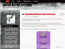 Tablet Screenshot of exeteractivecitizens.wordpress.com