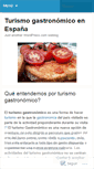 Mobile Screenshot of gastronomiaenespanya.wordpress.com