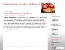 Tablet Screenshot of gastronomiaenespanya.wordpress.com