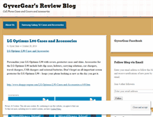 Tablet Screenshot of gyvergear.wordpress.com