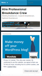 Mobile Screenshot of hirebreakdancers.wordpress.com