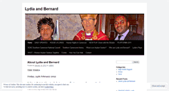 Desktop Screenshot of lydiaandbernard.wordpress.com