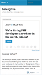 Mobile Screenshot of beleighve.wordpress.com