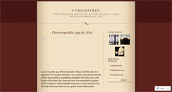 Desktop Screenshot of curiositrey.wordpress.com