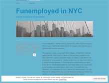 Tablet Screenshot of funemployedinnyc.wordpress.com