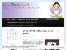 Tablet Screenshot of lisabachrach.wordpress.com