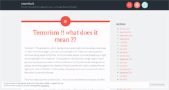 Desktop Screenshot of mmmluck.wordpress.com