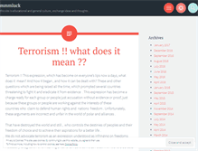 Tablet Screenshot of mmmluck.wordpress.com