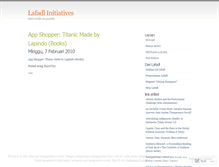 Tablet Screenshot of lafadl.wordpress.com