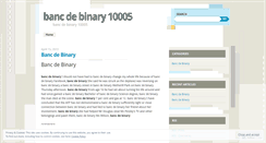 Desktop Screenshot of enter.bancdebinary10005.wordpress.com