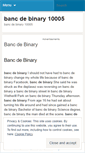 Mobile Screenshot of enter.bancdebinary10005.wordpress.com