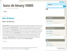 Tablet Screenshot of enter.bancdebinary10005.wordpress.com