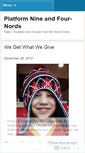 Mobile Screenshot of fournords.wordpress.com