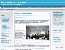 Tablet Screenshot of novecentoinrete.wordpress.com