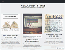 Tablet Screenshot of documentist.wordpress.com
